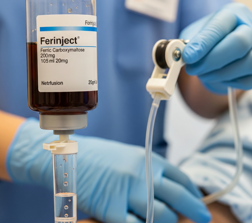 "Comparison of iron injection and iron infusion treatment options"